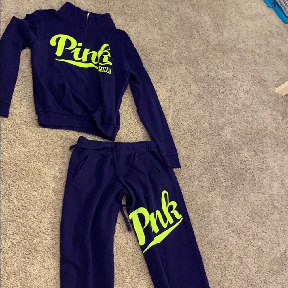Pink sweatsuit